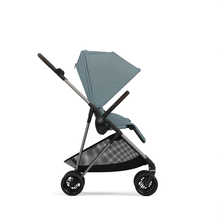 Cybex® Otroški voziček Melio™ (0-15 kg) Stormy Blue (Taupe Frame)
