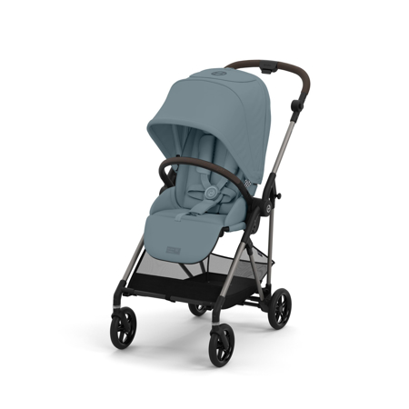 Slika Cybex® Otroški voziček Melio™ (0-15 kg) Stormy Blue (Taupe Frame)