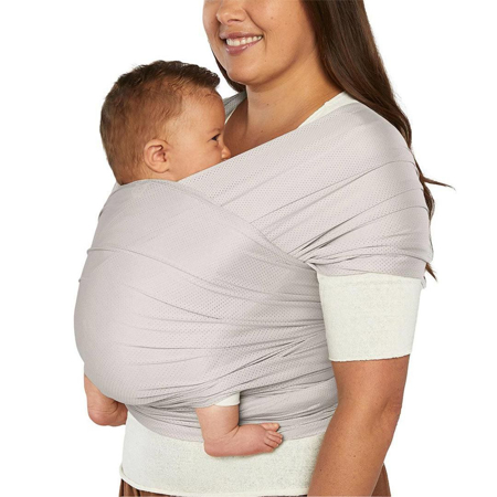 Slika Ergobaby® Nosilka Aura Wrap Sustainable MESH Soft Grey