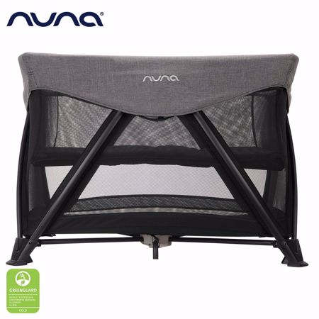 Nuna® Prenosna posteljica Sena™ Aire + rjuha Charcoal