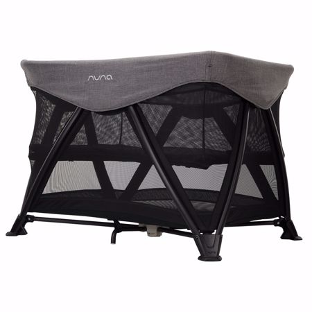 Nuna® Prenosna posteljica Sena™ Aire + rjuha Charcoal