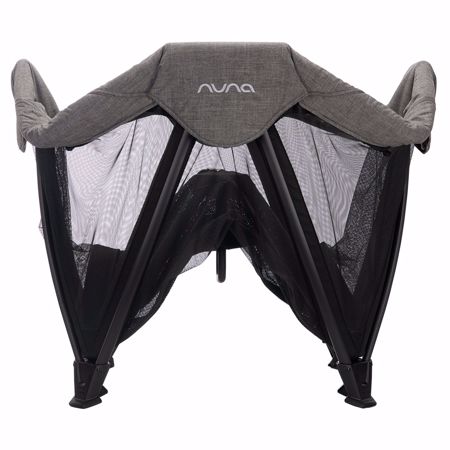 Nuna® Prenosna posteljica Sena™ Aire + rjuha Charcoal