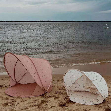 Konges Sløjd® MINI šotor za na plažo z UV 50+ zaščito Multi Hearts