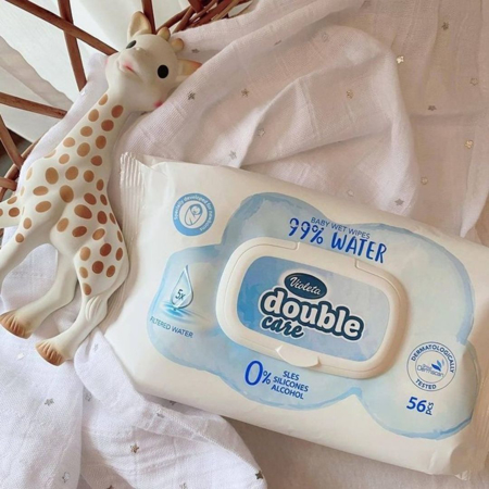 Picture of Violeta® Baby Wipes Water Care 3 x 56/1