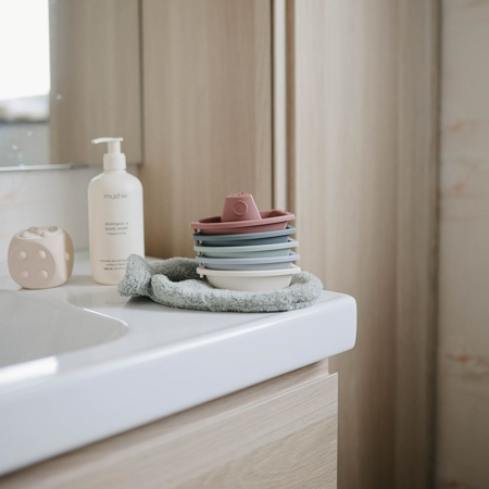 Picture of Mushie® Bath Boats Rustic