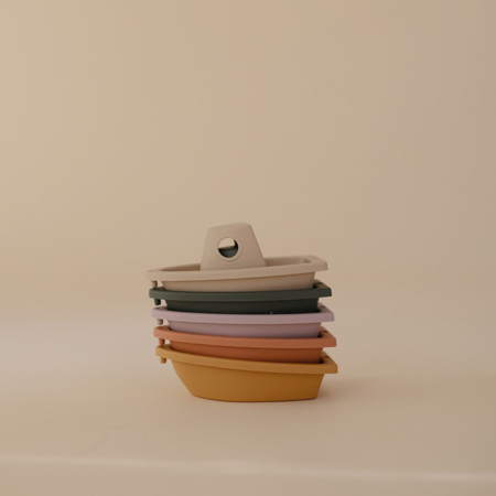 Picture of Mushie® Bath Boats Rustic