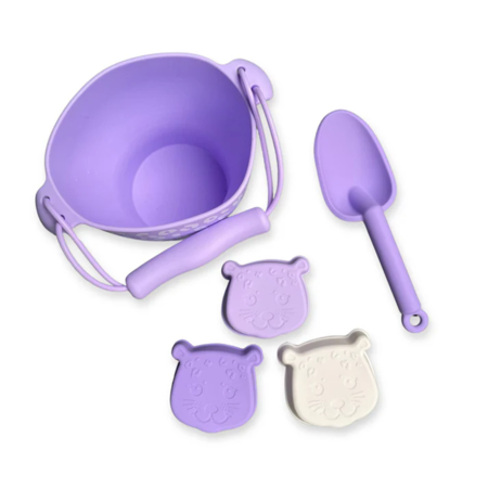 Swim Essentials® Set za na plažo Lilac Panther Print