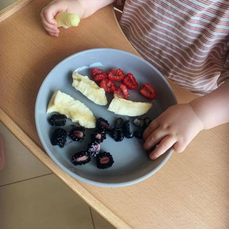 Immagine di Twistshake® Tovaglia con piatto Click Mini Pastel Grey