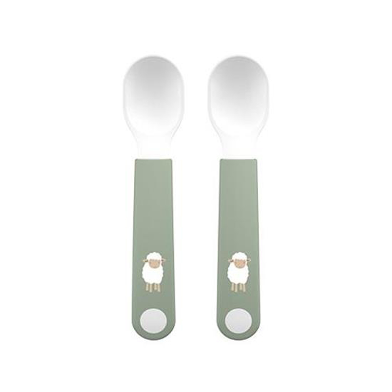 Picture of Little Dutch® Set of 2 Self-Feeding Spoons Little Farm
