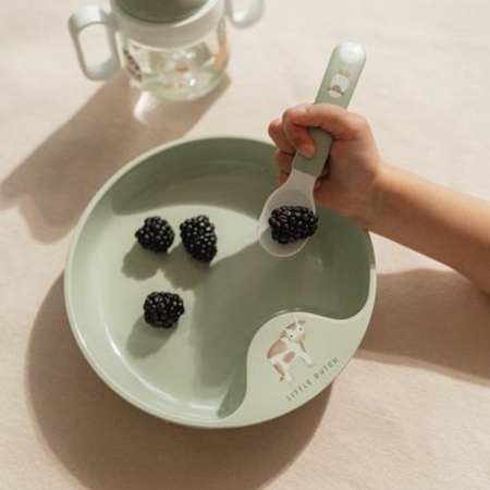 Picture of Little Dutch® Set of 2 Self-Feeding Spoons Little Farm