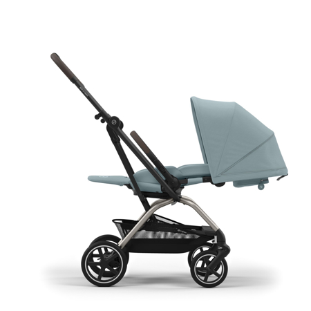 Cybex® Otroški voziček Eezy S Twist+2 Stormy Blue (Taupe Frame)
