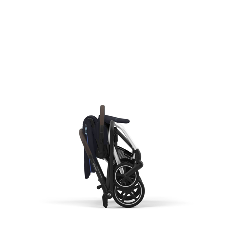 Cybex® Otroški voziček Eezy S Twist+2 Dark Blue (Silver Frame)