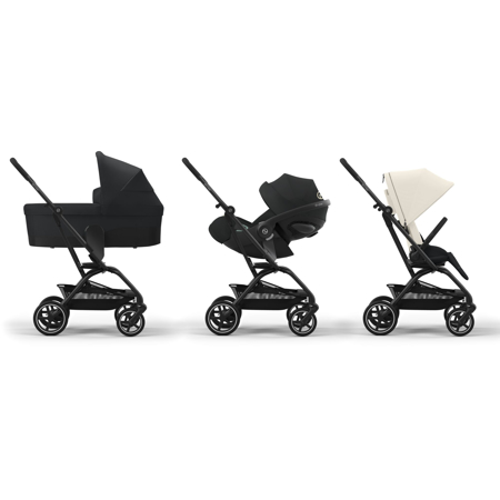 Slika za Cybex® Dječja kolica Eezy S Twist+2 Canvas White (Black Frame)