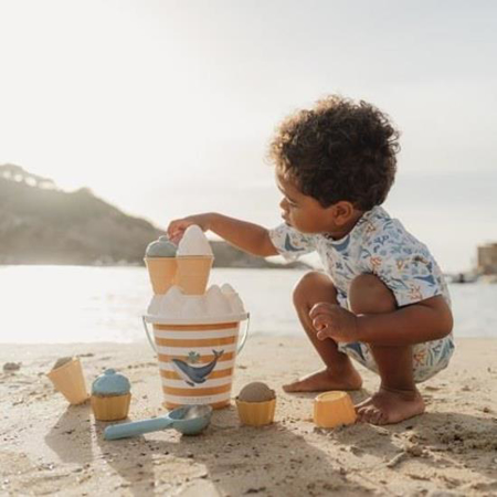 Little Dutch® Set za plažu Ice Cream Ocean Dreams Blue
