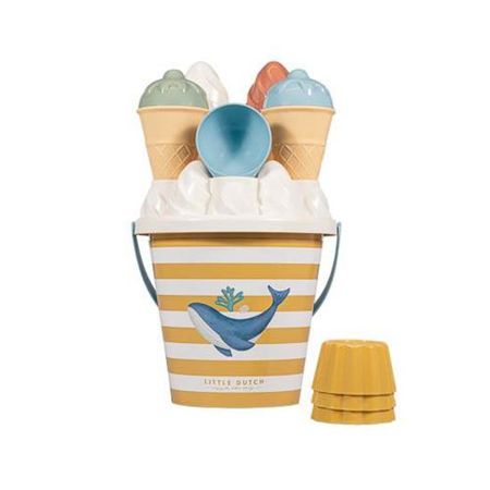 Picture of Little Dutch® Beach Set Ice Cream Ocean Dreams Blue