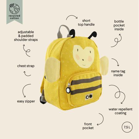 Trixie Baby® Otroški nahrbtnik Mrs. Bumblebee