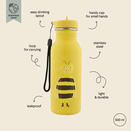 Trixie Baby® Otroška steklenička 500ml Mrs. Bumblebee