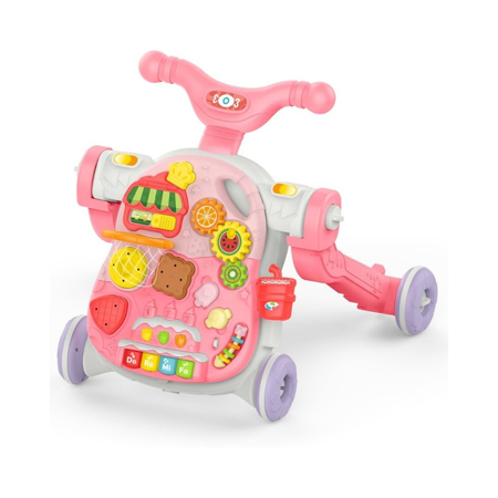 KikkaBoo® Aktivnostni voziček 4v1 Sweet Escape Pink