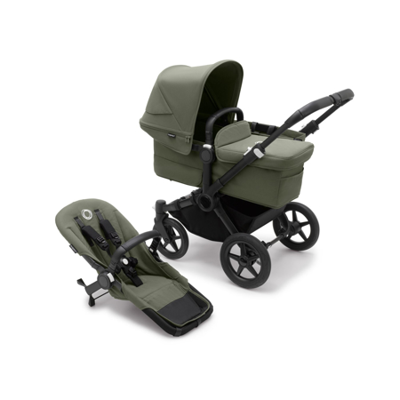 Slika za Bugaboo® Dječja kolica 2u1 DONKEY 5 Mono Complete Black/Forest Green - Forest Green