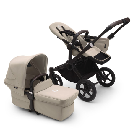 Slika Bugaboo® Otroški voziček 2v1 DONKEY 5 Mono Complete Black/Desert Taupe - Desert Taupe