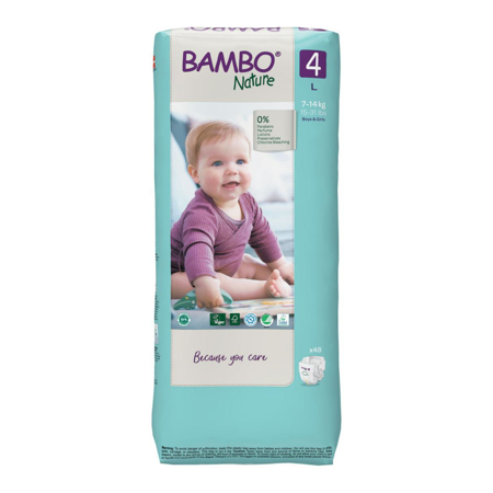 Slika za Bambo Nature® Pelene Maxi Veličina 4 (7-14 kg) 48 kom