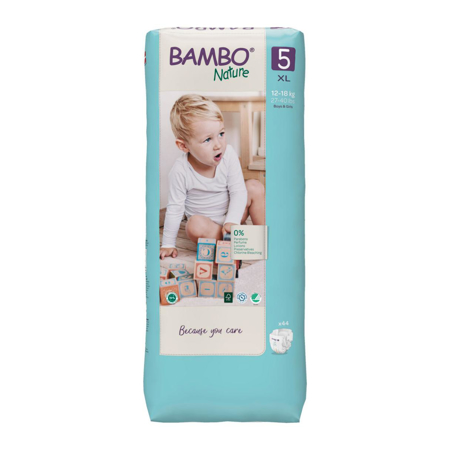Slika Bambo Nature® Plenice Junior Velikost 5 (12-18 kg) 44 kos