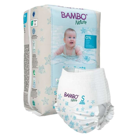Bambo Nature® Plavalne hlačke Velikost S (7-12 kg) 12 kos