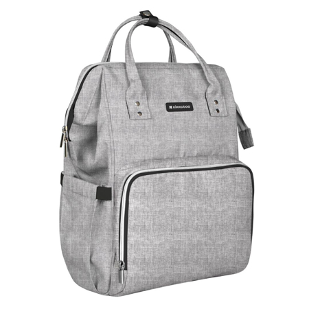 KikkaBoo® Previjalni nahrbtnik Siena Light Grey