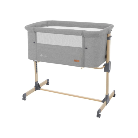 Slika za KikkaBoo® Dječji krevetić za uz krevet Amaris Light Grey