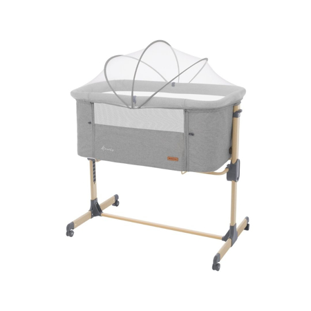 Slika za KikkaBoo® Dječji krevetić za uz krevet Amaris Light Grey