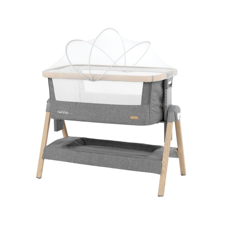 Slika za KikkaBoo® Dječji Krevetić Nanna Dark Grey