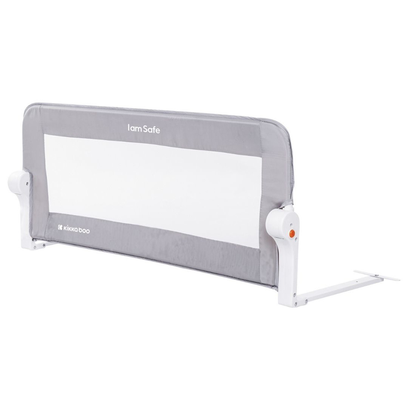 KikkaBoo® Posteljno varovalo I am Safe 102cm Grey