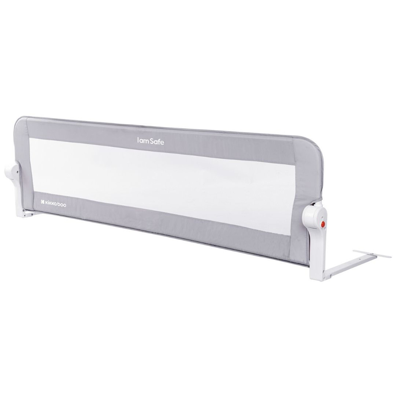 KikkaBoo® Posteljno varovalo I am Safe 150cm Grey