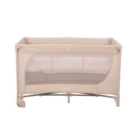 KikkaBoo® Prenosna posteljica 2 levels 125x65 Medley Beige