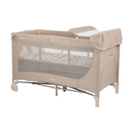 KikkaBoo® Prijenosan krevetić 2 razine 125x65 Medley PLUS Beige