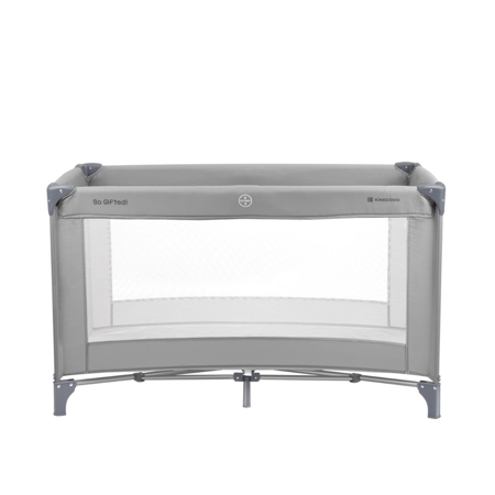 KikkaBoo® Prenosna posteljica 1 level 125x65 So Gifted Grey