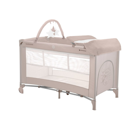 Slika za KikkaBoo® Prijenosan krevetić 2 levels 125x65 So Gifted PLUS Beige