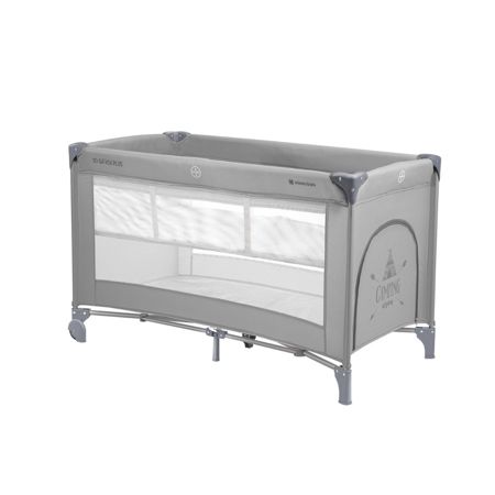 Slika za KikkaBoo® Prijenosan krevetić 2 levels 125x65 So Gifted PLUS Grey