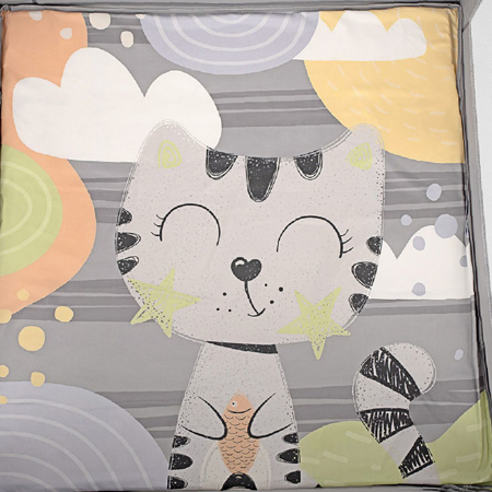 Slika za KikkaBoo® dječja igraonica 97x97 Enjoy Grey Cat
