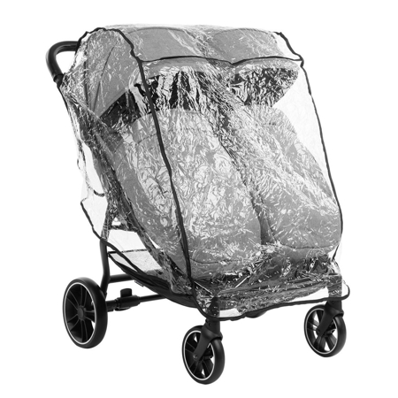 Immagine di KikkaBoo® Passeggino gemellare Happy 2 Light Grey