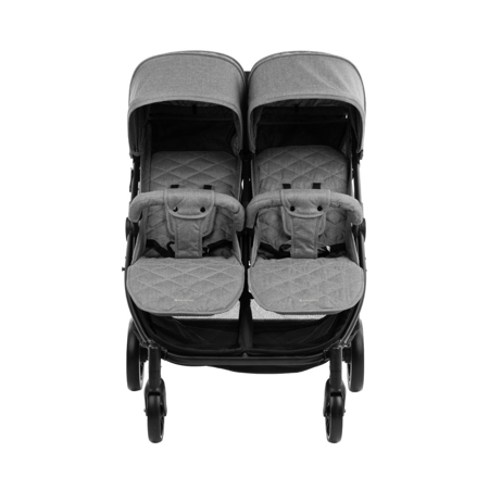 Immagine di KikkaBoo® Passeggino gemellare Happy 2 Light Grey