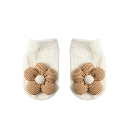Slika Petite Anna® Otroške nogavice Floral (6-12m) White