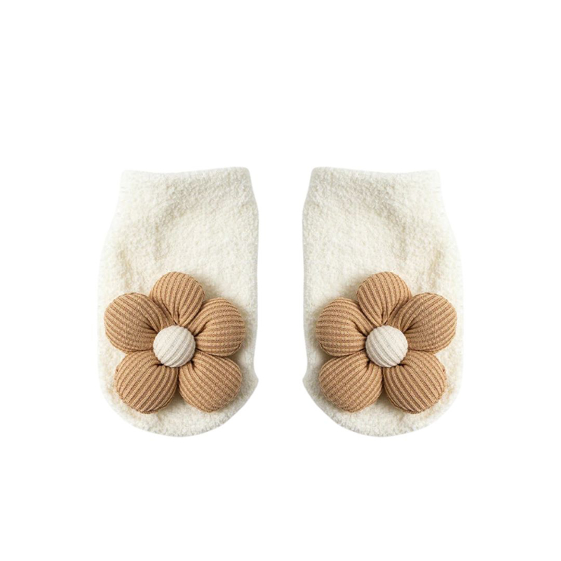Slika za Petite Anna® Dječje čarape Floral (6-12m) Bijele