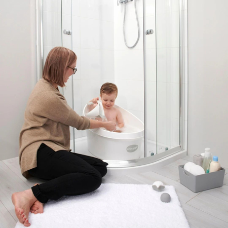 Slika za Shnuggle® Dječja kadica Toddler White/Grey (12m+)