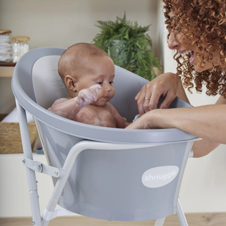 Immagine di Shnuggle® Vaschetta Baby Pebble Grey (0-12m)