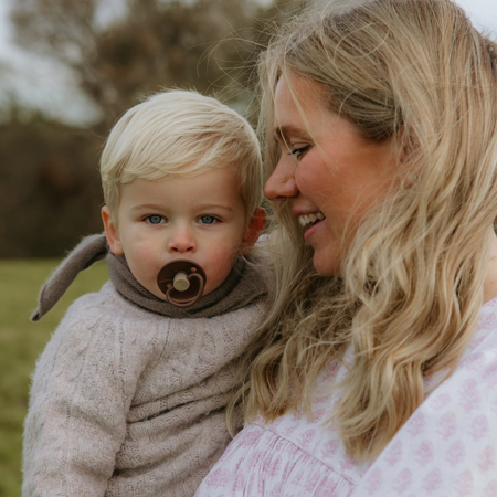 Picture of Frigg® Natural rubber Pacifier Little Viking Cocoa/Cream