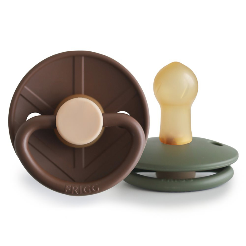 Immagine di Frigg® Ciuccio in caucciù Little Viking Cocoa/Olive