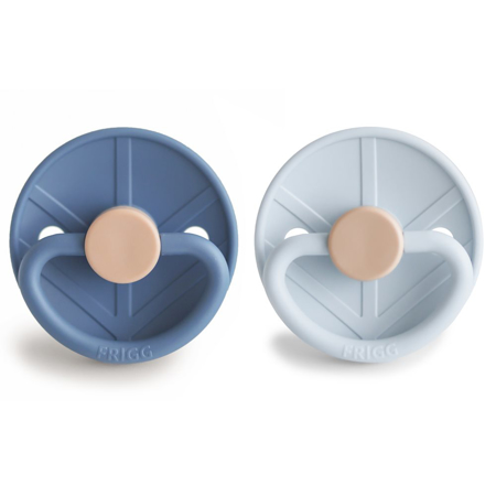 Frigg® Ciuccio in silicone Little Viking Ocean View/Powder Blue