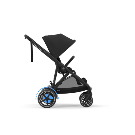 Immagine di Cybex® Passeggino e-Gazelle™ S Moon Black (Black Frame)