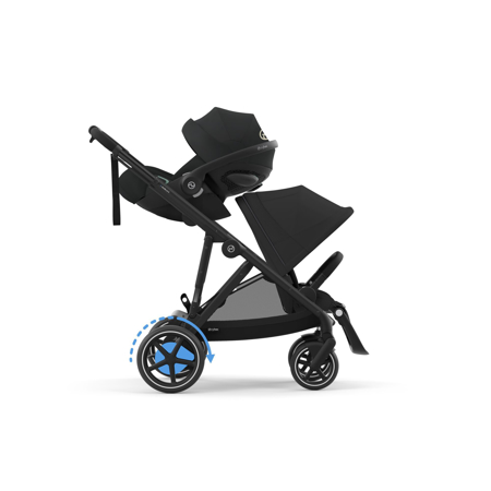 Immagine di Cybex® Passeggino e-Gazelle™ S Moon Black (Black Frame)